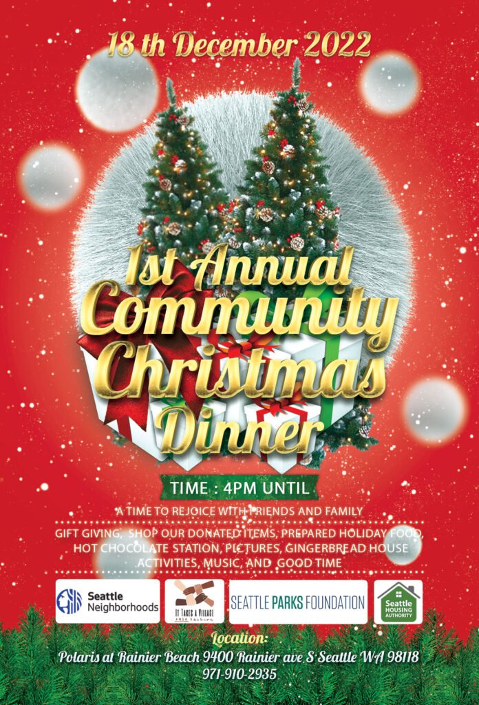 1st Annual Community Christmas Dinner